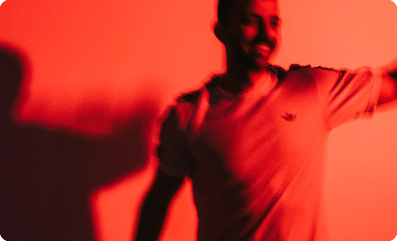 Member moving in the infrared studio